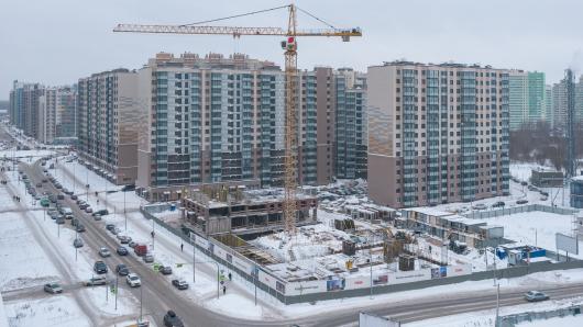 строительство ЖК Кудровский парк